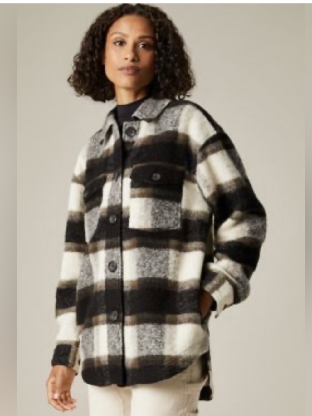 Hudson North plaid shacket